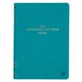  The Spiritual Growth Bible, Study Bible, NLT - New Living Translation Holy Bible, Faux Leather, Teal 
