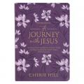  A Journey with Jesus 365 Devotions for Women, Purple Floral Faux Leather Flexcover 