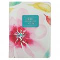 Heartfelt Journal Make Every Day Count Pink Daisies, W/Ribbon 240 Lined Pages, Handy-Sized Flexcover Faux Leather, 7.2 X 5.4 