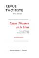  Revue Thomiste - N2/2020: Saint Thomas Et Le Bien. Actes Du Colloque. Toulouse, 4-5 Mai 2018. Deuxieme Partie 