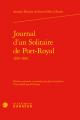  Journal d'Un Solitaire de Port-Royal 