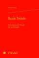  Saint Irenee: Introduction a l'Etude de Sa Theologie 