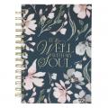  Journal Spiral Blue Floral It Is Well with My Soul 