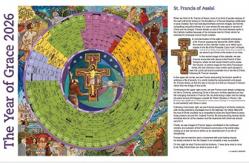  Year of Grace Liturgical Calendar 2026 DESK SIZE - PAPER (25/Pkg) 
