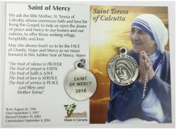  MEDAL ST. TERESA OF CALCUTTA PEWTER 