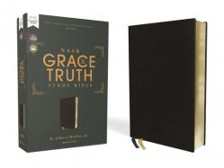  Nasb, the Grace and Truth Study Bible (Trustworthy and Practical Insights), Bonded Leather, Black, Red Letter, 1995 Text, Comfort Print 