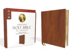  Amplified Holy Bible, XL Edition, Leathersoft, Brown 