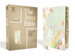  The Jesus Bible, ESV Edition, Leathersoft, Multi-Color/Teal, Indexed 