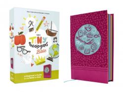  Nirv, Tiny Theologians Bible, Leathersoft Over Board, Pink, Comfort Print: A Beginner\'s Guide to the Bible - For Kids 