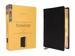  Kjv, Thompson Chain-Reference Bible, Large Print, Genuine Leather, Cowhide, Black, Red Letter, Comfort Print 