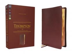  Nkjv, Thompson Chain-Reference Bible, Genuine Leather, Calfskin, Burgundy, Red Letter, Comfort Print 