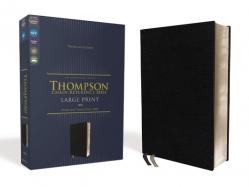  Niv, Thompson Chain-Reference Bible, Large Print, Bonded Leather, Black, Red Letter, Comfort Print 