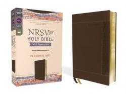  Nrsvue, Holy Bible with Apocrypha, Personal Size, Leathersoft, Brown, Comfort Print 