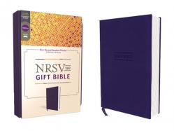  Nrsvue, Gift Bible, Leathersoft, Blue, Comfort Print 