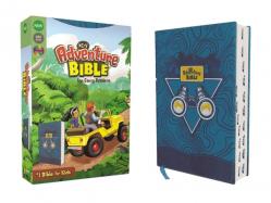 Nirv, Adventure Bible for Early Readers, Leathersoft, Blue, Full Color, Thumb Indexed Tabs 