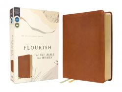  Flourish: The NIV Bible for Women, Leathersoft, Brown, Comfort Print 