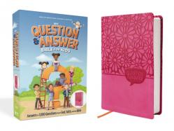  Nirv, Question and Answer Bible for Kids, Leathersoft, Pink, Comfort Print: Answers to 1,000 Questions Kids Ask about God, Faith, and the Bible 