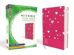  Nirv, Bible for Kids, Large Print, Leathersoft, Pink, Comfort Print: Thinline Edition 