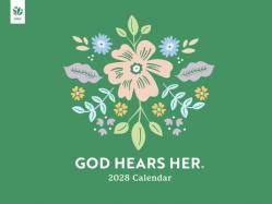  God Hears Her 2028 Inspirational Wall Calendar 