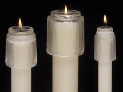  Candle Follower Glass Choice of Sizes 
