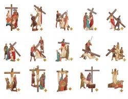  Stations of the Cross Colour Set of 14 (15th Optional) 12 inch 