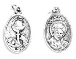  Medal Oxidized St. Carlo Acutis 12/PKG (QTY Discount .90 ea) 