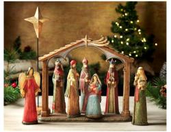  Nativity Set 6.5 inch 9 Pieces 