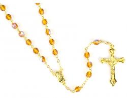 Rosary Topaz / Citron NOVEMBER Birthstone 