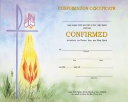  Confirmation Certificate 50/box 