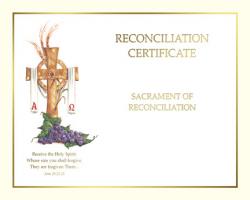  Reconciliation Certificate 50/box (LIMITED SUPPLIES) 