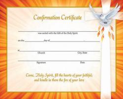  Certificate Confirmation 50/box (ONLY 2 BOXES ) 