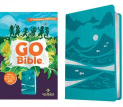  NLT Go Bible for Kids (Leatherlike, Teal Ocean): A Life-Changing Bible for Kids 