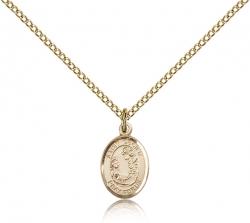  St. Cecilia Medal - 14K Gold Filled -3 Sizes 