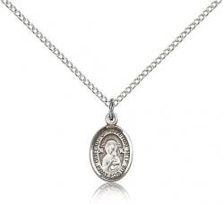  Mary Our Lady of PERPETUAL HELP Pendant Sterling Silver 