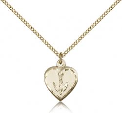  CONFIRMATION Pendant 14K Gold Filled 5/8\" 