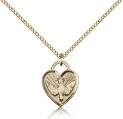  CONFIRMATION Pendant 14K Gold Filled 5/8\" 