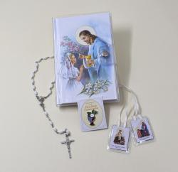  Book, First Communion Mass Book, Rosary Gift Set Girls 