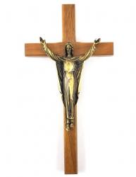  CRUCIFIX RISEN CHRIST OLIVE WOOD 6.25 inch 