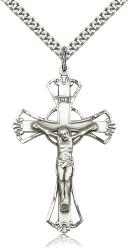  CRUCIFIX Pendant Sterling 1-3/4 inch 