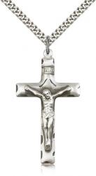  CRUCIFIX Pendant Sterling 1-5/8 inch 