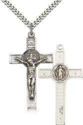  ST. BENEDICT CRUCIFIX Pendant 1 3/4 inch 