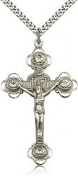  CRUCIFIX Pendant Sterling 2-1/8 inch 