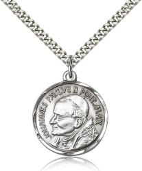  Pope John Paul II Pendant Sterling Silver 