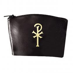  Rosary Case Black with Zipper 