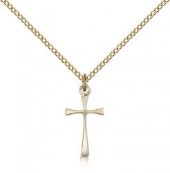  CROSS Pendant MALTESE 14K Gold Filled 3/4 inch 