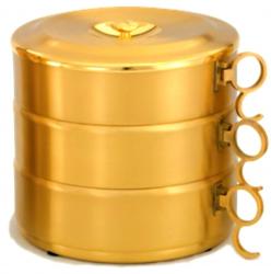  Ciboria Stacking (1200 Host Capacity) 3 pc Set 