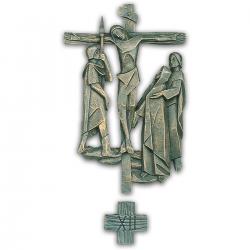 Stations of the Cross Bronze Finish Set of 14 (15th Optional) 16.5 inch 