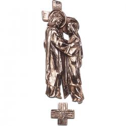  Stations of the Cross Silver Finish Set of 14 (15th Optional) 13.5 inch 