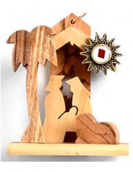  Ornament OLIVEWOOD Nativity Scene with Relic 