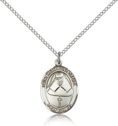  St. Katharine Drexel Medal - Sterling Silver - 3 Sizes 